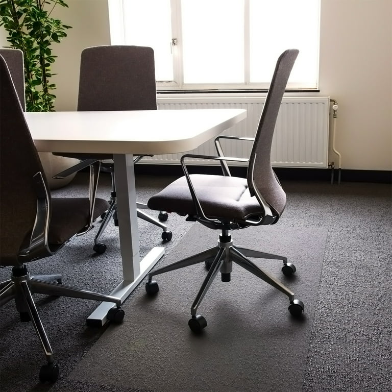 matページ Floortex® Vinyl Rectangle Chair Mat Carpets up to 1/4