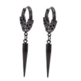 thumbnail image 6 of CTIRCHIU Men's Spike Dangle Earrings, 1 Pair Punk Rock Style Jewelry for Festivals, Parties, and Daily Casual Wear, 6 of 8