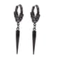 thumbnail image 5 of WORGEOUS 1 par de pendientes de espiga aretes punk hip hop aretes colgantes colgantes para hombres, 5 of 7