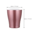thumbnail image 2 of COMPUKAS 2Pcs Lazy Self Watering Flower Pots for Home Gardening and Indoor Use Rose Gold 6.80X6.80X6.80in, 2 of 8