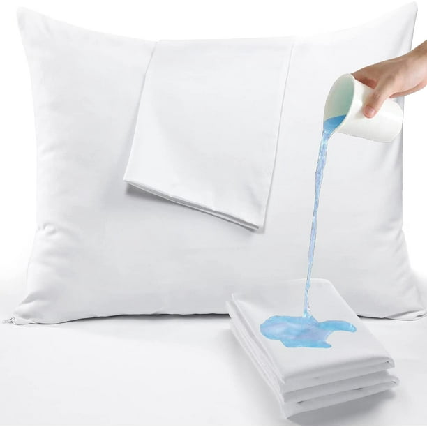 Extra Soft Non Noisy 2 Pack Waterproof Pillow Protectors Standard 20x26