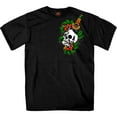 thumbnail image 2 of Hot Leathers Men's Respect All Fear None Skull Tattoo T-Shirt GMD1514 Medium, 2 of 2