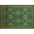 thumbnail image 1 of Ahgly Company Indoor Rectangle Persian Turquoise Blue Traditional Area Rugs, 7' x 10', 1 of 4
