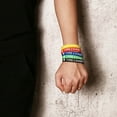 thumbnail image 2 of TRINGKY Silicone Wristband Medical Alert ID for Health Bracelet for Type 1/2 Diabetic Patients Neutral Colors Kids Size Ba, 2 of 10