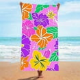 thumbnail image 1 of Camisones sin mangas con estampado de verano para mujer, batas de baño, toallas de playa, batas de poliéster, 1 of 4