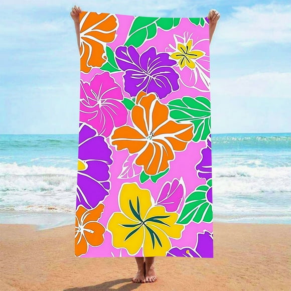 Camisones sin mangas con estampado de verano para mujer, batas de baño, toallas de playa, batas de poliéster