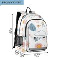 thumbnail image 2 of FORMRS School Backpack 17" Student Travel Bag with Laptop Compartment, Cartoon Doodles, 2 of 7