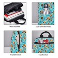thumbnail image 3 of Yiaed Lovely Sea Otters Print Lightweight Backpack Travel Backpacks Hiking Daypack for Women Men, 3 of 5