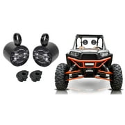 Pair Kenwood 6.5" 300 Watt Wakeboard Tower Speakers For Polaris RZR/ATV/UTV/Cart