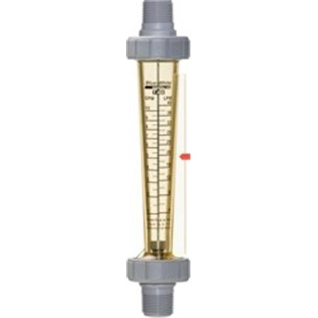 BlueWhite Industries F45750L12 1.0 10 GPM Flow Meter 0.75 in