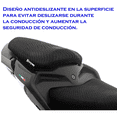 thumbnail image 4 of Malla Cubre Asiento Bloosom  Mesh Motocicleta Italika 250z 2 Plazas Negro, 4 of 4