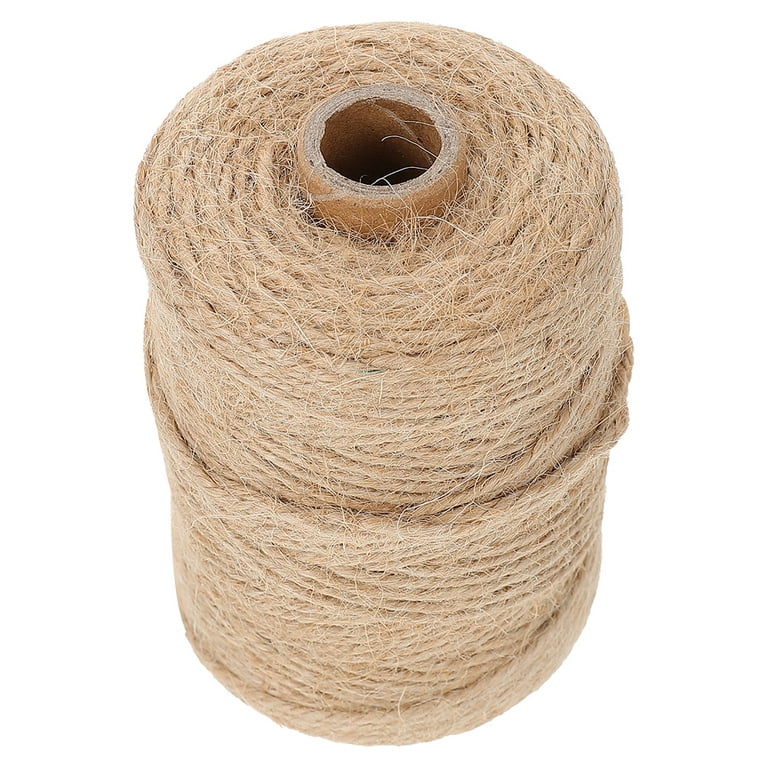Frcolor Natural Hemp Cord Jute Twine String Rope for Arts Crafts DIY Gift  Packing Wedding Birthday Baby Shower Decoration Gardening Ornament (Creamy  White) 