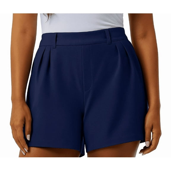 32 Degrees Women Pleated Pull On Short