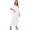 thumbnail image 4 of Robe Maxi Harem à Manches Courtes pour Femmes, 4 of 5