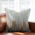 thumbnail image 4 of Throw Pillow Covers 18x18 Inch, Abstract Brown Decorative Pillow Cases for Couch Sofa Bed, Modern Gradient Minimalist Mottled Art Cotton Linen Square Home Decor Pillowcases with Hidden Zipper, 4 of 7