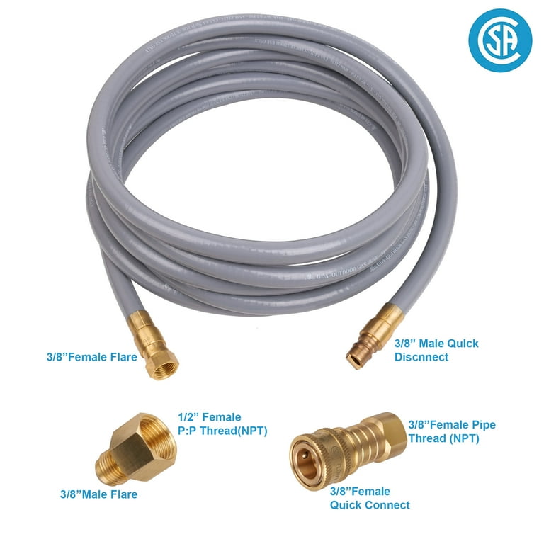 Natural gas bbq hose hotsell