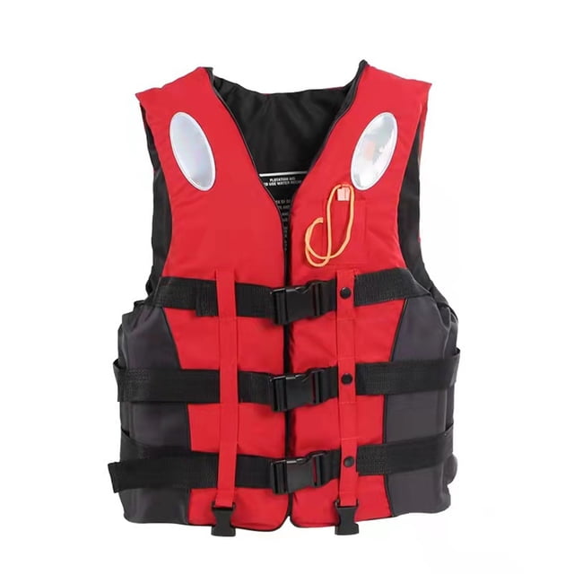Chaleco de kayak para adultos Chaleco de natación de alta flotabilidad Chaqueta de seguridad ajustable para hombres y mujeres Ideal para paseos en bote, natación, deportes acuáticos y más