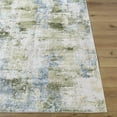thumbnail image 3 of BoutiqueRugs Anitra Contemporary Area Rug - Machine Washable - Green, Olive, Navy - 6'7" Round, 3 of 8