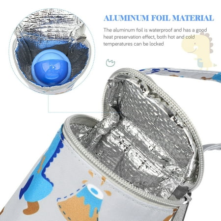 

Baby Feeding Bottle Insulation Bag Cartoon Pattern Milk Bottle Holder Hanging Thermal Bag for Backpack Baby Cart