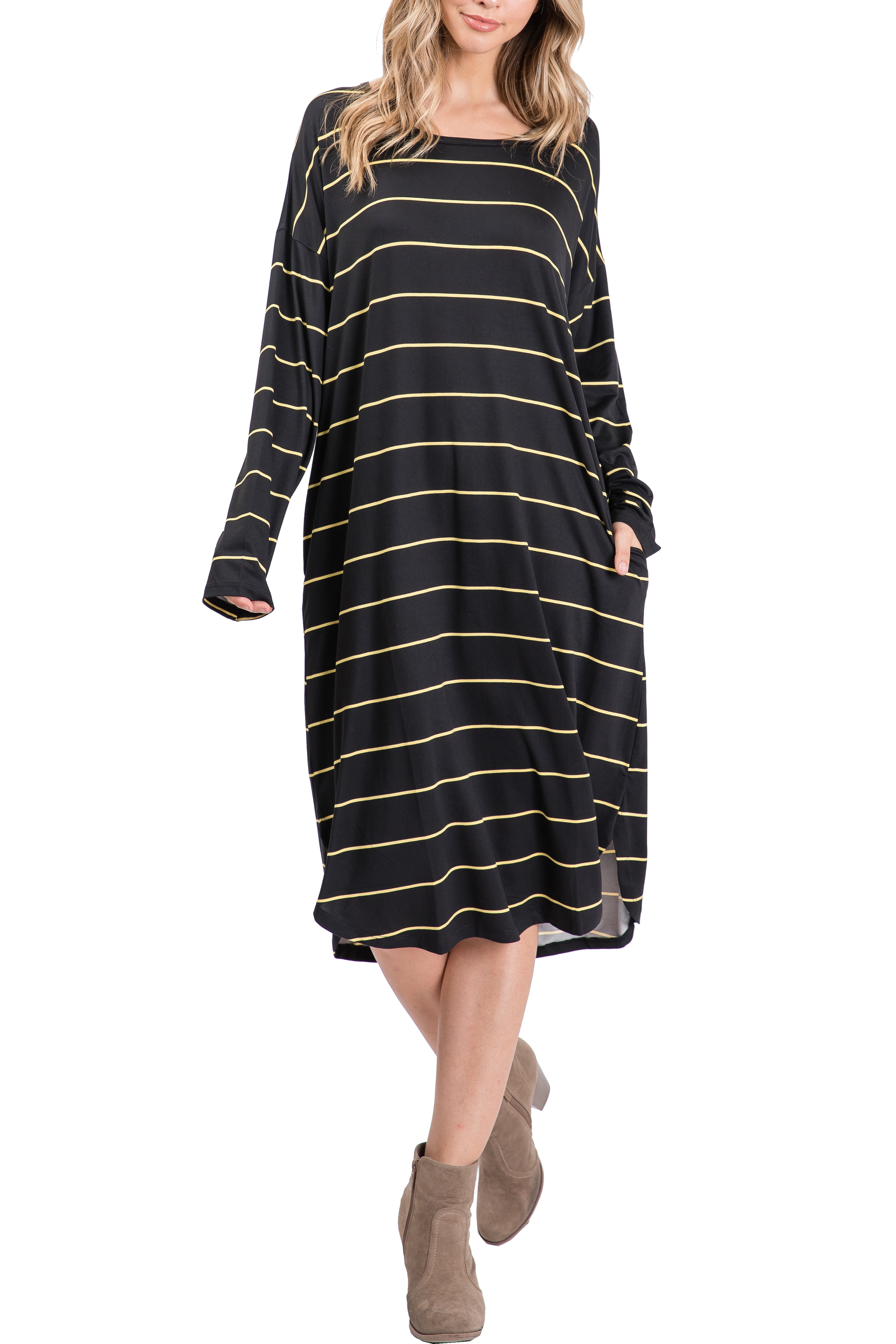 midi dress loose fit