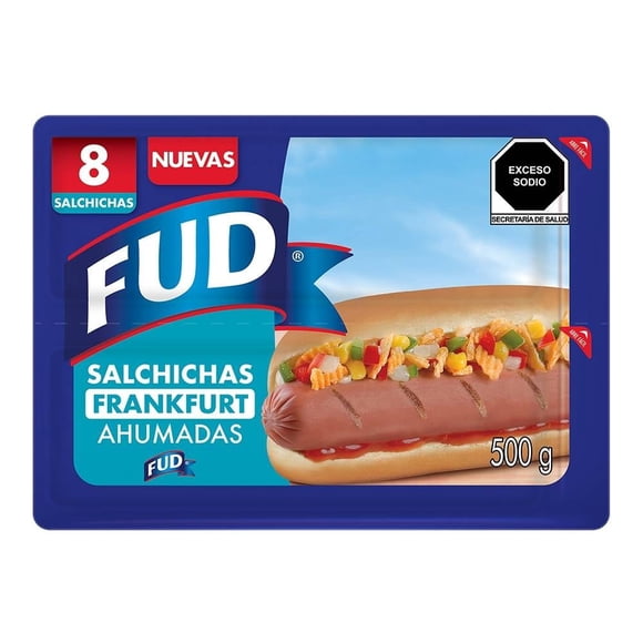 Salchicha FUD frankfurt ahumada 500 g