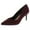 Burgundy Textured, variant on Womens Coral Woven Padded Comfort Jeules Pointed Toe Stiletto Slip On Pumps Shoes 9.5 M