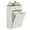 White-01, variant on Tilt-Out Laundry Hamper Cabinet, Modern Fluted Trash Can Cabinet with Drawer, Freestanding Wooden Hidden Garbage Can Cabinet, for Kitchen, Bathroom, Laundry Room