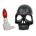 thumbnail image 3 of Lámpara de pared Yinane Luz de fiesta decoración habitación enchufe Luz nocturna Halloween negro calavera, 3 of 8