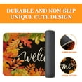 thumbnail image 4 of Fall Welcome Doormat 30x17 Inch Fall Leaves Front Door Mat Indoor Outdoor Entrance Floor Mats Non-Slip Washable Seasonal Autumn Thanksgiving Home Decor Rugs, 4 of 6