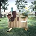 thumbnail image 4 of Bolsa De Vajilla Para Acampar, Múltiples Compartimentos, Tela Oxford, Impermeable, Transpirable, Plegable, Bolsa Colgante Para Cubiertos De Picnic Para Cocina ANGGREK JE2718, 4 of 8
