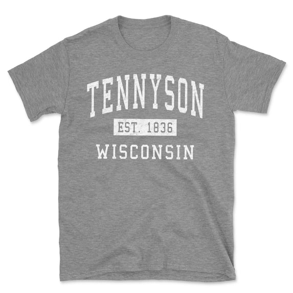 Tennyson Wisconsin Classic Established Men's Cotton T-Shirt