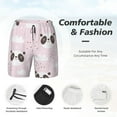 thumbnail image 5 of Balery Cute Panda Mens Swim Trunks Swim Shorts for Men Quick Dry Inseam Beach Shorts with Compression Liner Pocket-X-Large, 5 of 9