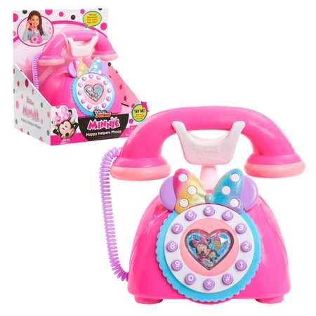 Just Play Disney Junior Minnie Mouse Happy Helpers Phone, Kids Toys for Ages 3 up