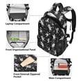 thumbnail image 5 of JIALIOU 14" Laptop Backpack Waterproof Airline Approved Stylish Casual Daypack for Travel Business College Work, Cartoon Mummy Dance, 5 of 8