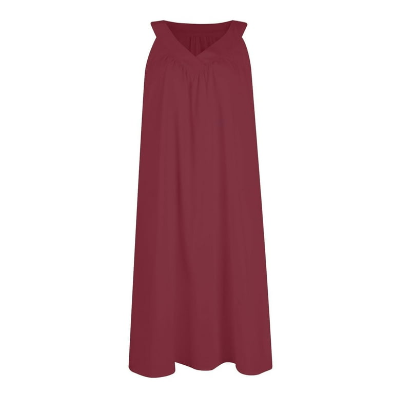 slim fit dress slacks Linen Nightdress in Navy Blue color main image 1