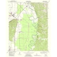 thumbnail image 3 of USGS 12x14 Black Modern Framed Museum Art Print Titled - Gorham Illinois Quad - USGS 1947, 3 of 5