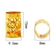 thumbnail image 5 of Anillos de trenza de pelo de mujer a granel Shamjiam 100 piezas Oro, 5 of 9