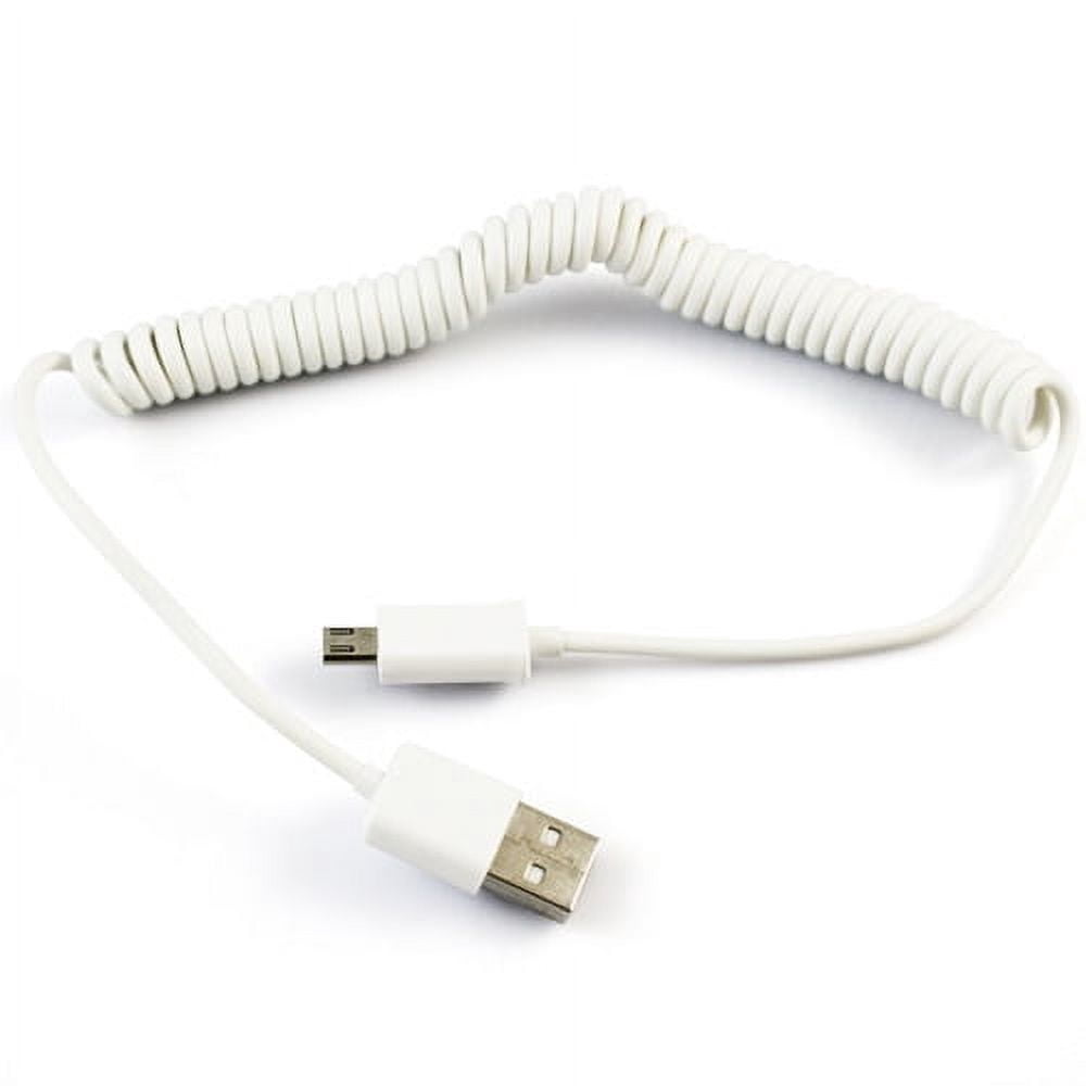 Car Charger for OnePlus Pad 2/Pro/3 (2025) - 36W Fast 2-Port USB Coiled Cable Type-C Quick Charge DC Socket Power