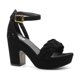 thumbnail image 1 of Sandalia con tacón Exterior Gamuza Color Negro Para Mujer De RBCOLLECTION, 1 of 3