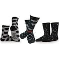 thumbnail image 6 of Emily the Strange Girl's Cute Fun Colorful Cat Crew Socks - 3 Pair (Kids Size), 6 of 8