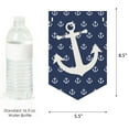 thumbnail image 2 of Big Dot of Happiness Ahoy - Nautical - Birthday Party Bunting Banner - Anchor Party Decorations - Happy Birthday, 2 of 5