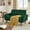Green, variant on Soscana Loveseat Double Seat Sofa Couch with 2 Throw Pillows, Modern Creative Small Couches Love Seat for Living Room Apartment Bedroom Small Space Office Studio
