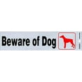 thumbnail image 3 of Hillman English Silver Beware Decal 2 in. H X 8 in. W, 3 of 3