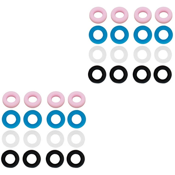 32 Pairs Glasses Ear Cushion Accessories Eyeglass Temple Tips Lanyard Frame Ring