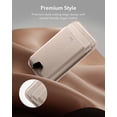 thumbnail image 5 of ESR Slim Magnetic Wallet Compatible with iPhone 12-17 Series & Select Samsung, 5-Card RFID-Blocking Holder with Magnetic Sticker, Desert Titanium, 5 of 9