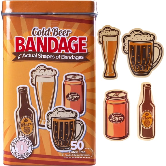 BioSwiss Cold Beer Bandages, 50 Count