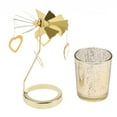 thumbnail image 1 of AMERTEER Auto Rotating Tea Light Votive Candle Holder Home Decoration -Star, 1 of 8