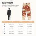thumbnail image 2 of Pajama Pants Women, Red Golden Dragon Clouds Sweatpants Soft Sleep Lounge Pants, Casual PJ Bottoms Pants with Pockets, 2 of 7