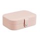 thumbnail image 1 of Caja de joyería de viaje multifuncional, caja de almacenamiento de joyería Simple para mujer, anillos de viaje, almacenamiento de collares y pendientes, 1 of 5