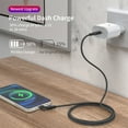 thumbnail image 6 of YKHSG PD 60W 3A Fast Charging Magnetic Cable 540° Rotate Micro USB Type C Cable for iPhone for Samsung for Xiaomi Huawei Data Wire Cord (Purple for Micro,1m), 6 of 7